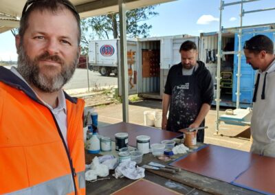langerak painting team in action