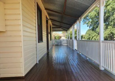 Brown Floor Deck House Painting Toowoomba