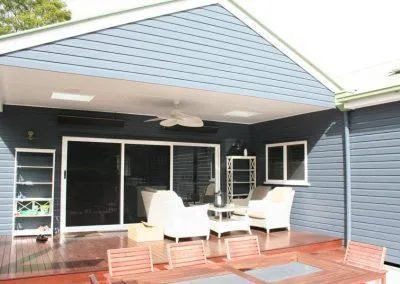 Grey Deck House Painting Toowoomba